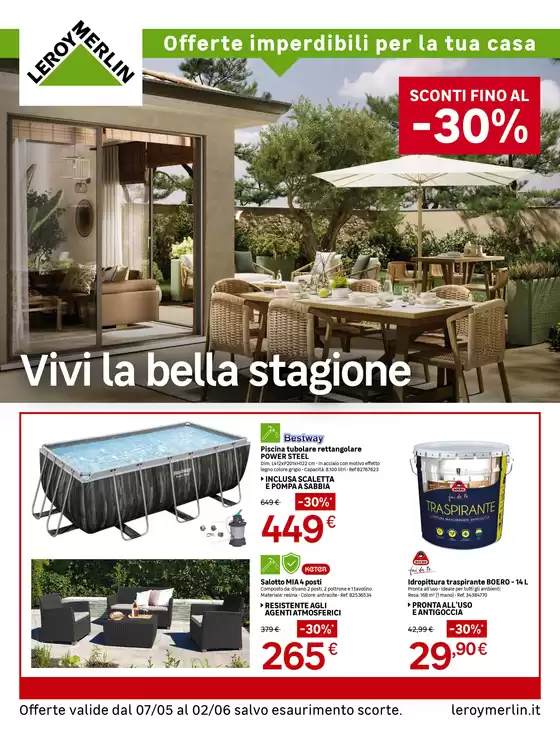 Volantino Leroy Merlin a Sant'Egidio | Vivi la bella stagione | 7/5/2025 - 2/6/2025