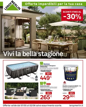 Volantino Leroy Merlin a Roma | Vivi la bella stagione | 7/5/2025 - 2/6/2025