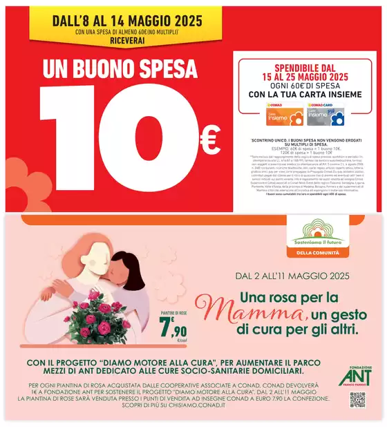 Volantino Conad Superstore a Cecina | Prendi 2, paghi 1 | 8/5/2025 - 21/5/2025