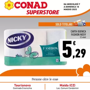Volantino Conad Superstore a Gioiosa Ionica | Extra Convenienza | 7/5/2025 - 18/5/2025