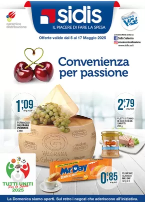 Volantino Sidis | Convenienza per passione | 5/5/2025 - 17/5/2025