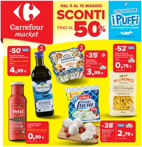 Volantino Carrefour Market a Latina | Collezione i puffi  | 5/5/2025 - 15/5/2025