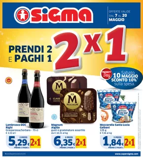 Volantino Sigma a Reggio Emilia | 2x1 Prendi 2 e paghi 1 | 7/5/2025 - 20/5/2025