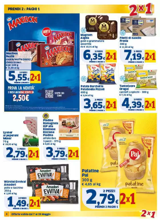 Volantino Ok Sigma | 2x1 Prendi 2 e paghi 1 | 7/5/2025 - 20/5/2025