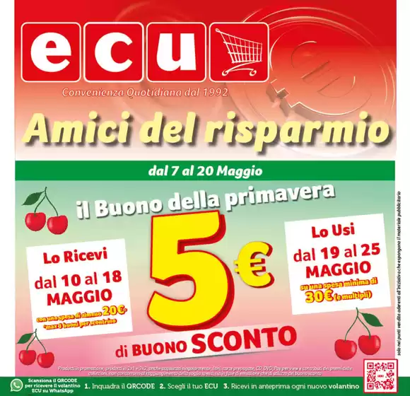 Volantino Ecu a Modena | Amici del risparmio | 7/5/2025 - 20/5/2025