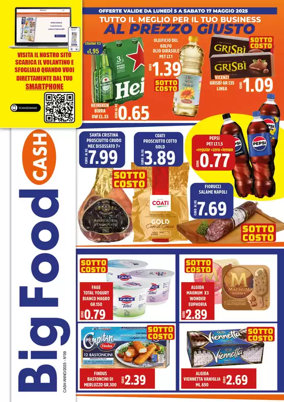 Volantino Big Food a Pozzuoli | Al prezzo giusto | 5/5/2025 - 17/5/2025