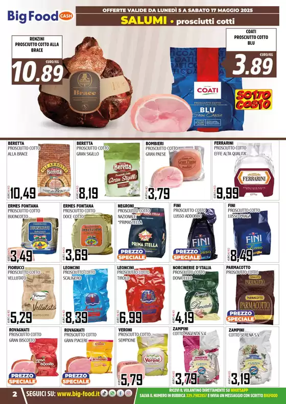 Volantino Big Food a Pozzuoli | Al prezzo giusto | 5/5/2025 - 17/5/2025