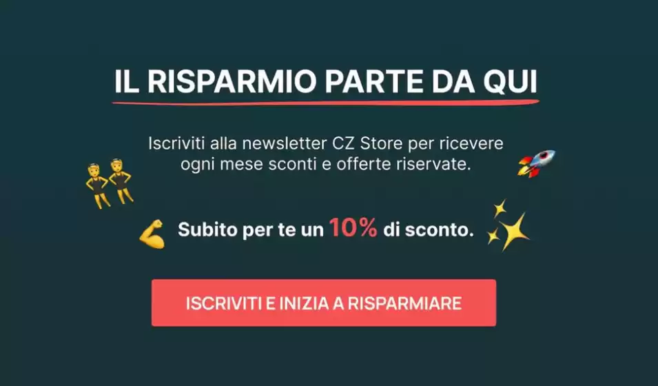 Volantino CZ Store a Torino | Il risparmio parte da qui | 5/5/2025 - 31/5/2025
