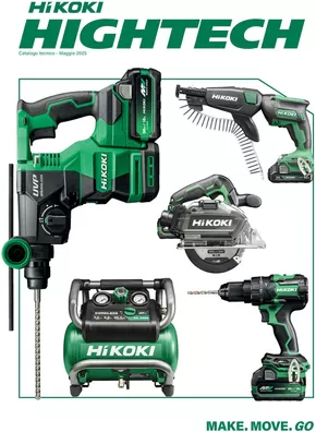 Offerte di Bricolage a Grisolia | Catalogo tecnico - Maggio 2025 in Hikoki | 5/5/2025 - 31/5/2025