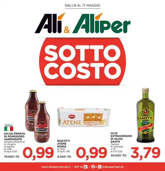 Volantino Alì e Alìper a Casier | SOTTOCOSTO | 8/5/2025 - 17/5/2025