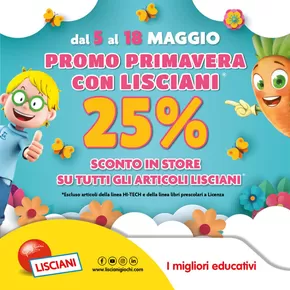 Offerte di Infanzia e giochi a Budrio | Promo primavera con lisciani 25% in G di Giochi | 6/5/2025 - 18/5/2025