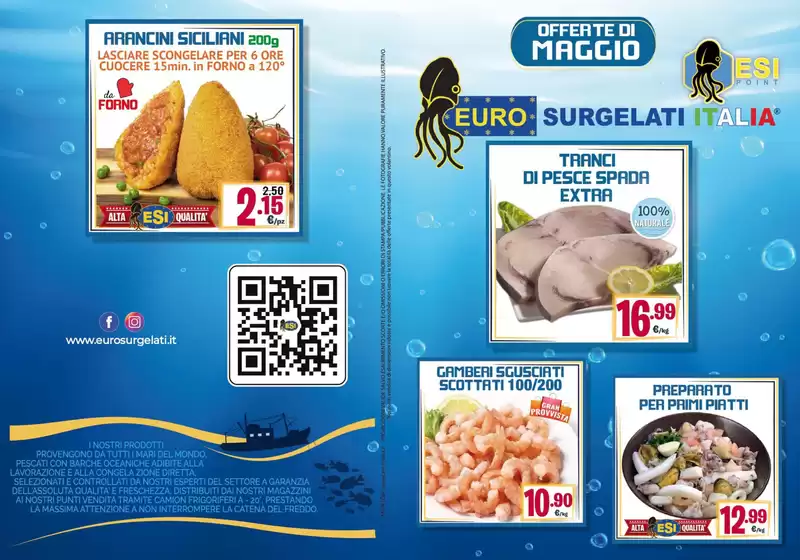 Volantino Eurosurgelati Italia a Roma | Offerte di Maggio | 6/5/2025 - 31/5/2025