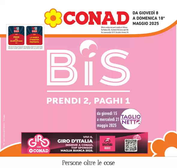 Volantino Conad a Vimodrone | Prendi 2, paghi 1 | 8/5/2025 - 18/5/2025