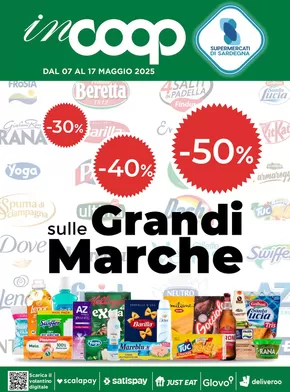 Offerte di Iper e super a Badesi | -30% 40% 50% sulle grandi marche in Coop | 7/5/2025 - 17/5/2025