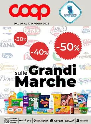 Offerte di Iper e super a Pozzomaggiore | -30% 40% 50% sulle grandi marche in Coop | 7/5/2025 - 17/5/2025