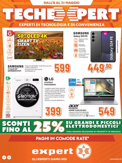 Volantino Expert a Santeramo in Colle | Techexpert | 8/5/2025 - 21/5/2025