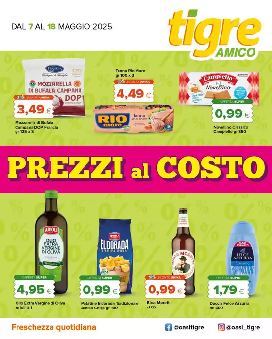 Volantino Tigre Amico a Roma | Prezzi al costo | 7/5/2025 - 18/5/2025