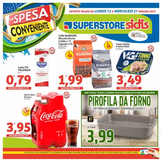 Volantino Sidis | La spesa conveniente | 12/5/2025 - 21/5/2025