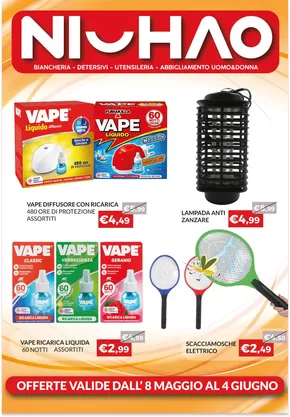 Offerte di Cura casa e corpo a San Donà di Piave | Offerte disponibili dall' 8 Maggio al 4 Giugno in Ni Hao Market | 8/5/2025 - 4/6/2025