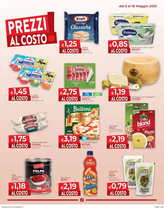Volantino Nonna Isa a Alghero | Prezzi al costo! | 6/5/2025 - 18/5/2025
