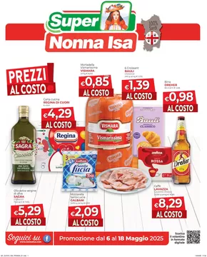 Offerte di Iper e super a Irgoli | Prezzi al costo! in Nonna Isa | 6/5/2025 - 18/5/2025