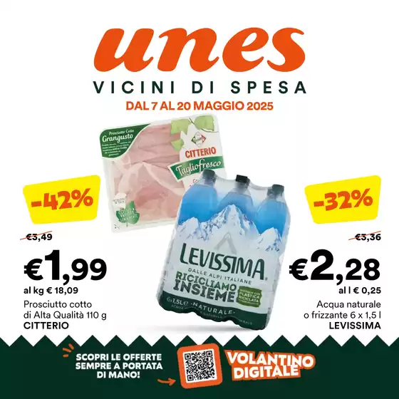 Volantino Unes | Vicini di spesa | 7/5/2025 - 20/5/2025