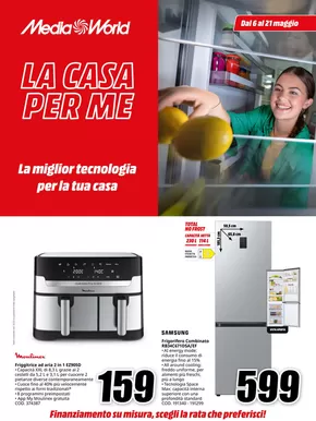 Volantino MediaWorld a Triggiano | La Casa per Te | 7/5/2025 - 21/5/2025
