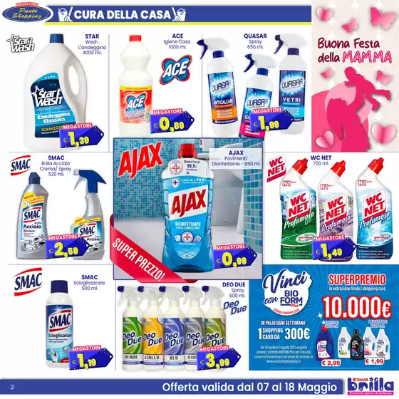 Volantino Punto Shopping Megastore | Buona festa della mamma | 7/5/2025 - 18/5/2025