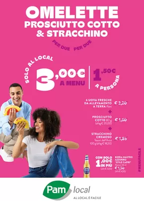Volantino Pam Local a Torino | Menu Omelette | 7/5/2025 - 21/5/2025