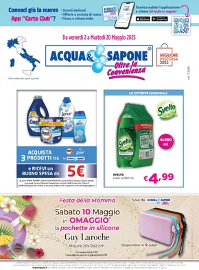 Offerte di Cura casa e corpo a Talsano | Festa della mamma in Acqua & Sapone | 7/5/2025 - 20/5/2025