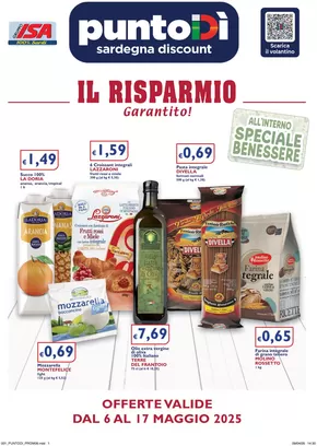Offerte di Discount a Isili | OFFERTE VALIDE DAL 6 AL 17 MAGGIO 2025 in PuntoDì | 7/5/2025 - 17/5/2025