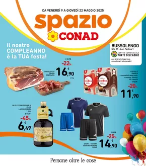 Volantino Spazio Conad a Bussolengo | Compleanno 2025 | 8/5/2025 - 22/5/2025