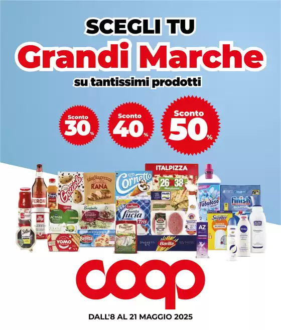 Volantino Coop a Valdilana | Grandi marche | 8/5/2025 - 21/5/2025