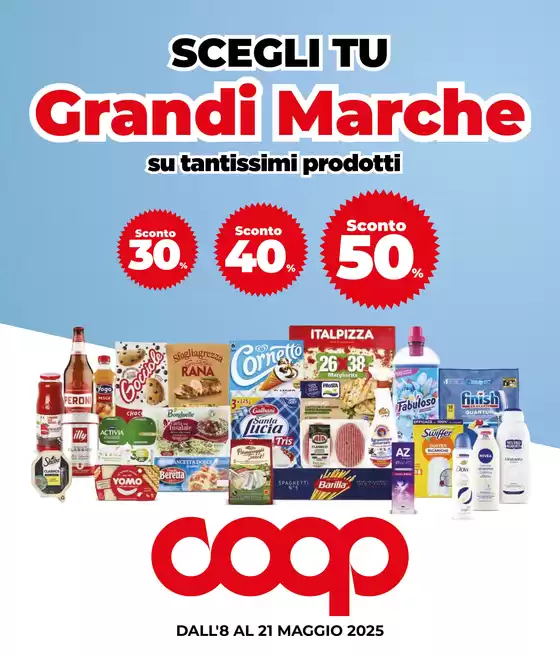 Volantino Coop a Bra | Grandi marche | 8/5/2025 - 21/5/2025