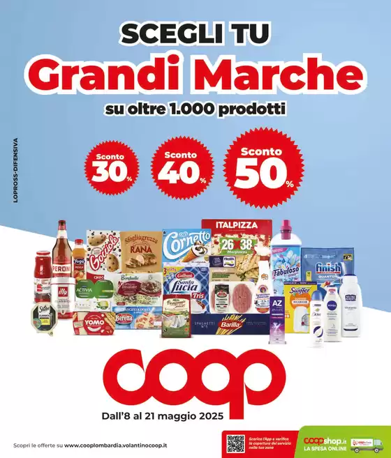 Volantino Coop a Peschiera Borromeo | Grandi marche | 8/5/2025 - 21/5/2025
