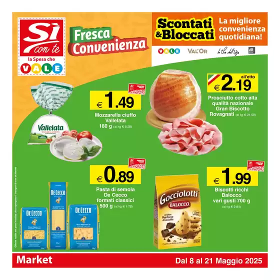 Volantino Si con te market a Loreto | Fresca Convenienza | 8/5/2025 - 21/5/2025