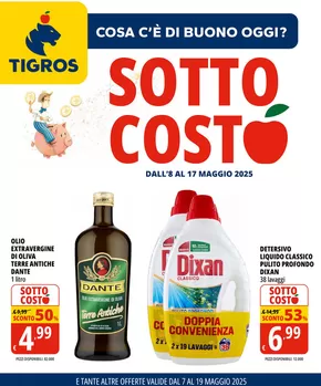Volantino Tigros a Bollate | Sottocosto  | 8/5/2025 - 17/5/2025