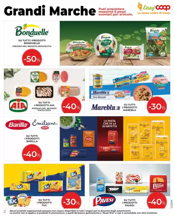 Volantino Ipercoop a Vigonza | Grandi marche 30% 40% 50% | 8/5/2025 - 21/5/2025