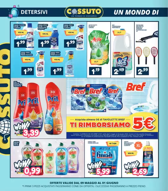 Volantino Cossuto | Un mondo di risparmio | 9/5/2025 - 1/6/2025