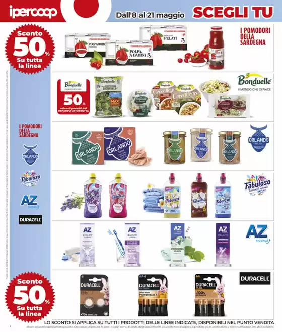 Volantino Ipercoop a Novate Milanese | Grandi marche 30% 40% 50% | 8/5/2025 - 21/5/2025