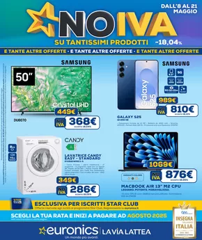 Volantino Euronics a Aci Castello | No IVA! | 8/5/2025 - 21/5/2025