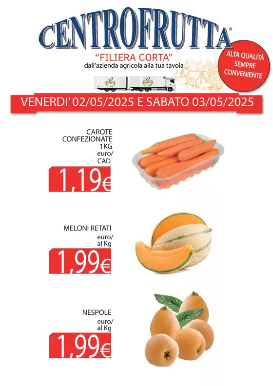 Volantino Centro frutta a Maranello | VENERDI’ 02/05/2025 E SABATO 03/05/2025 | 7/5/2025 - 31/5/2025