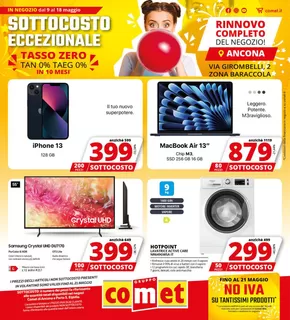 Volantino Comet a Ancona | SOTTOCOSTO da Comet Ancona! | 9/5/2025 - 18/5/2025