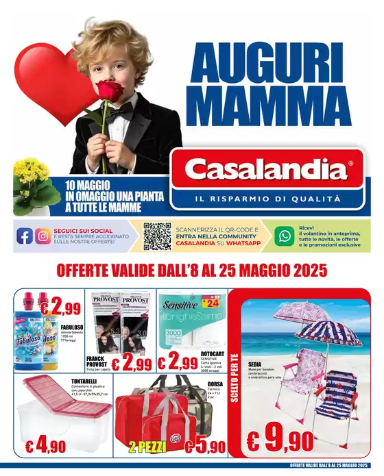 Volantino Casalandia a Roma | Auguri mamma | 8/5/2025 - 25/5/2025