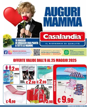 Offerte di Cura casa e corpo a Ciampino | Auguri mamma in Casalandia | 8/5/2025 - 25/5/2025