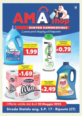 Offerte di Cura casa e corpo a Zafferana Etnea | Offerte valide dal 6 al 20 maggio in Amashop | 7/5/2025 - 20/5/2025