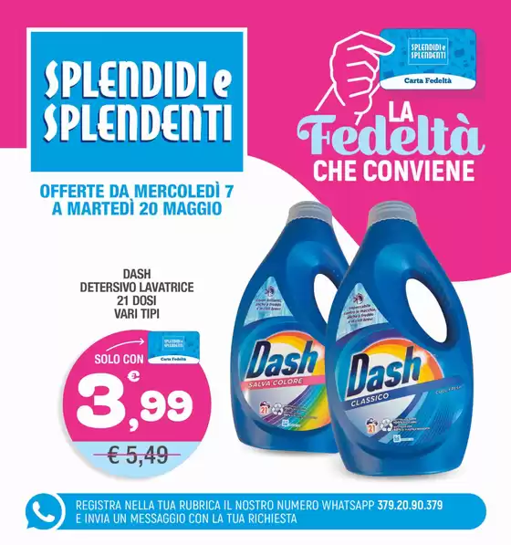 Volantino Splendidi e Splendenti a Reggio Calabria | La fedelta che conviene | 7/5/2025 - 20/5/2025