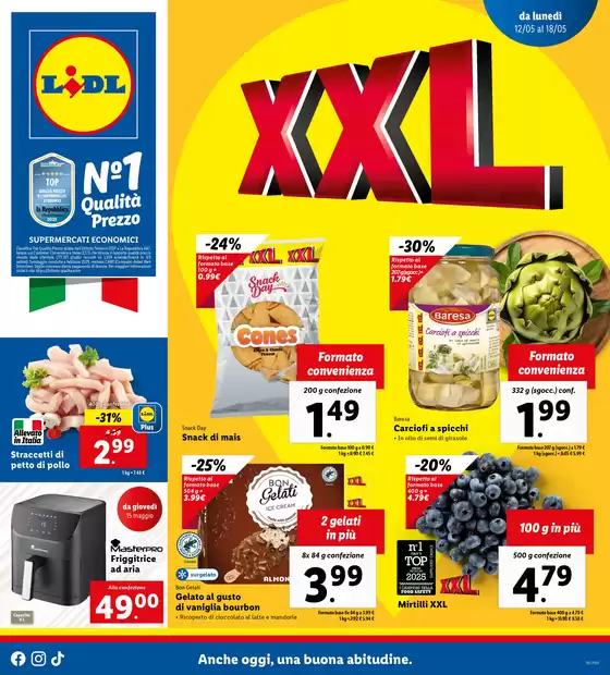 Volantino Lidl a Roma | XXL | 12/5/2025 - 18/5/2025