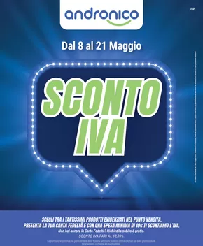 Volantino andronico a Brescia | Sconto IVA da andronico! | 8/5/2025 - 21/5/2025
