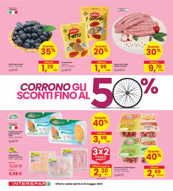 Volantino Interspar a Carpi | CORRONO GLI SCONTI FINO AL 50% | 8/5/2025 - 21/5/2025